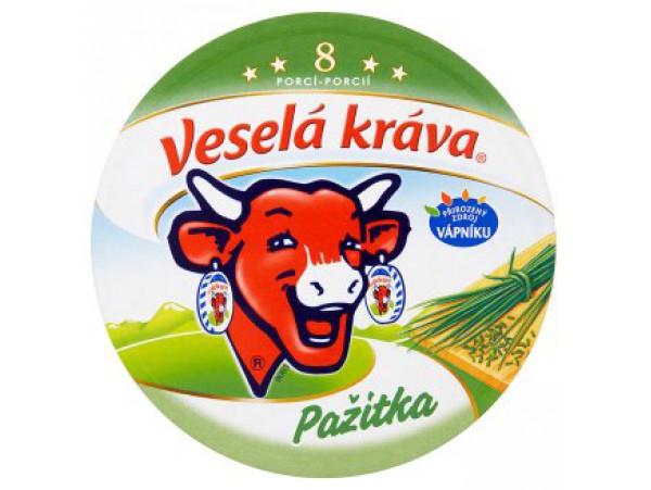 Veselá Kráva Плавленый сыр с зеленым луком 8 шт 140 г
